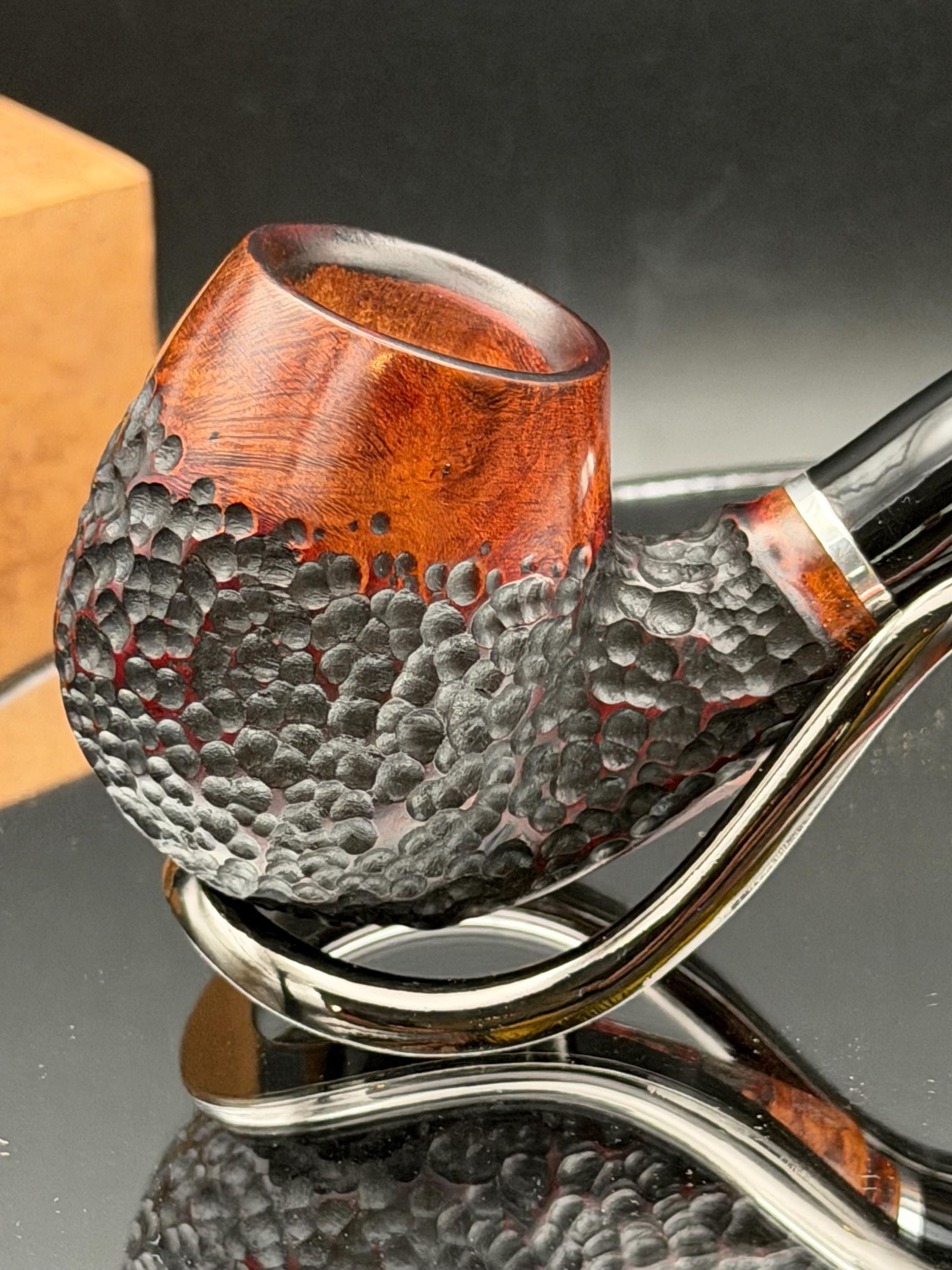 Handmade briar tobacco pipe