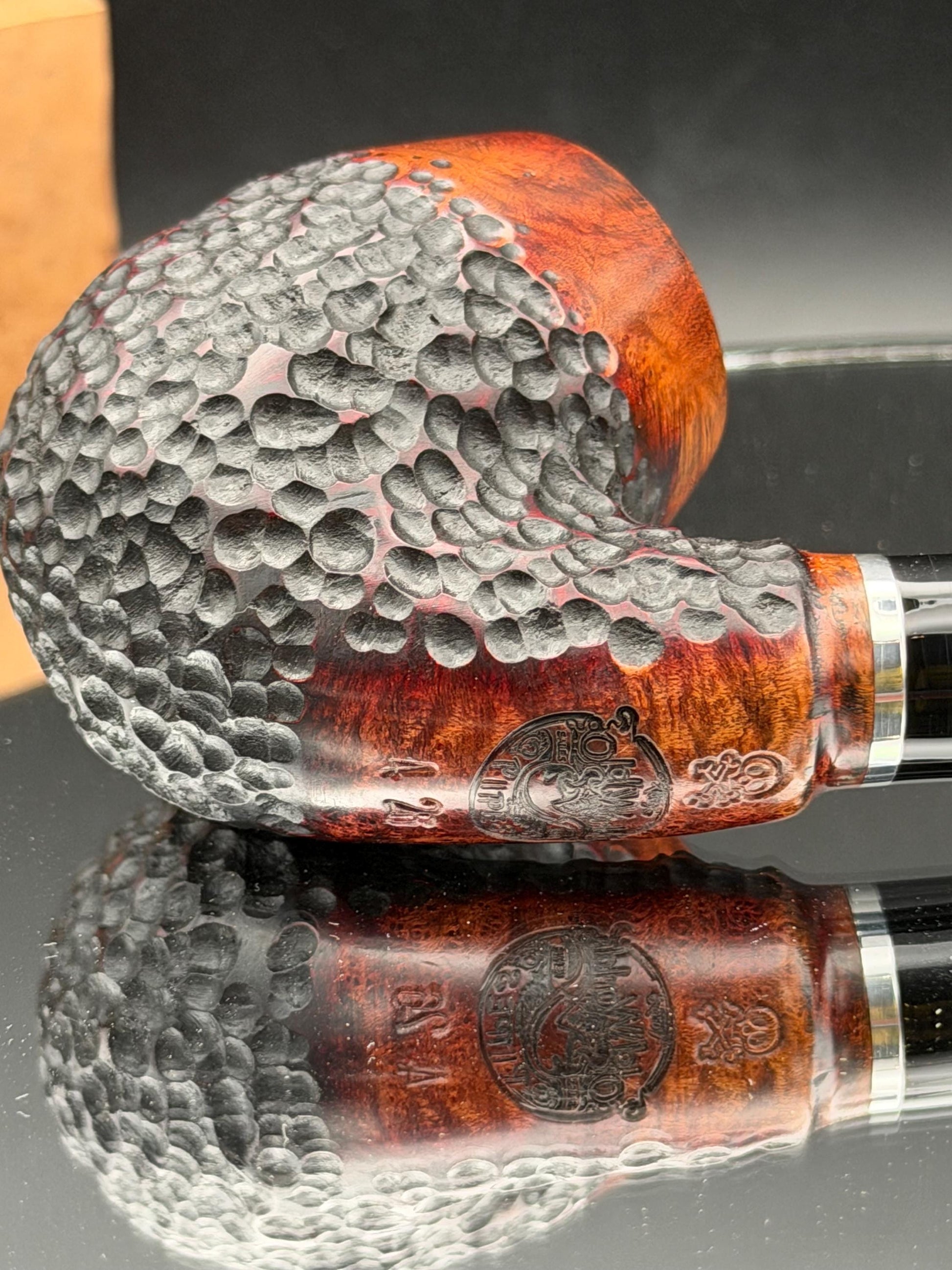 Handmade briar tobacco pipe