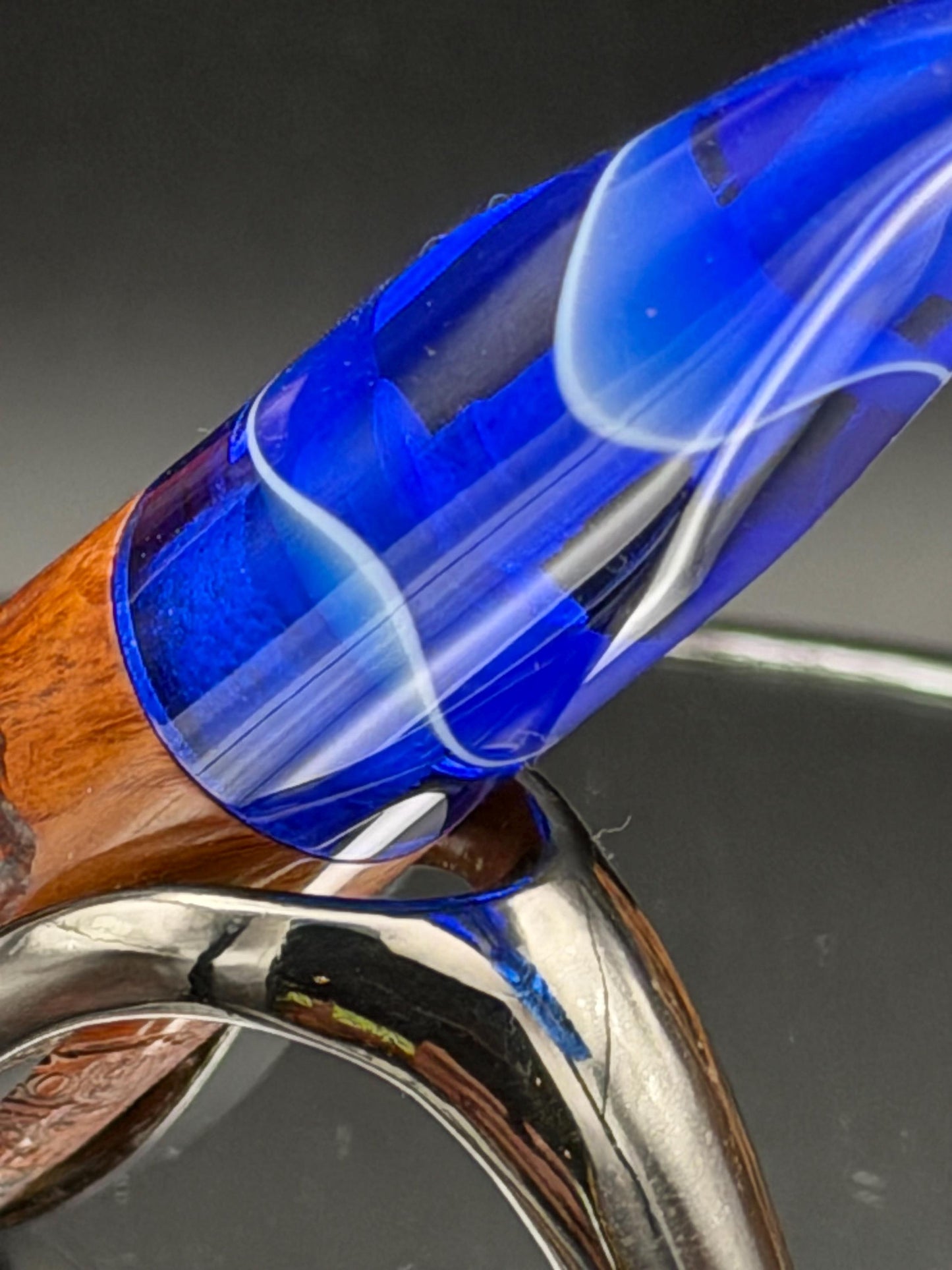 Handmade briar tobacco pipe (6mm Filter)