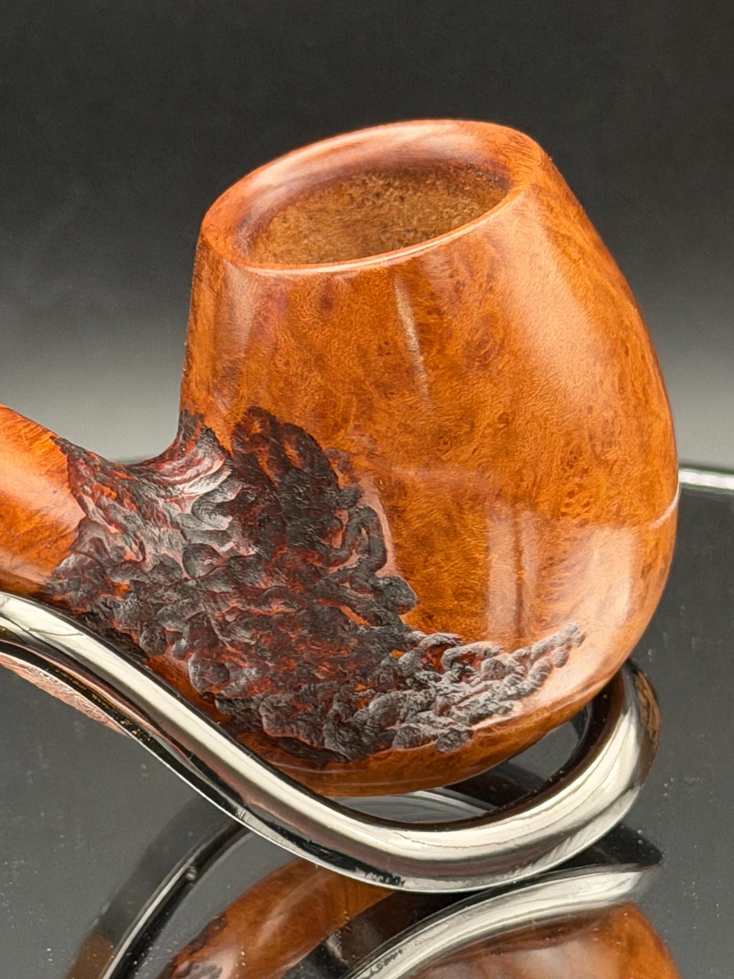 Handmade briar tobacco pipe (6mm Filter)