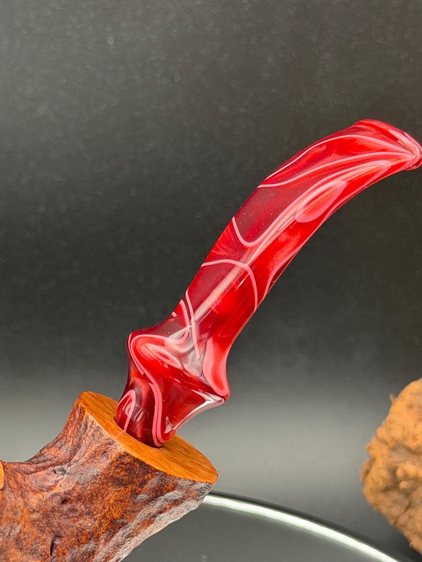 Handmade briar tobacco pipe