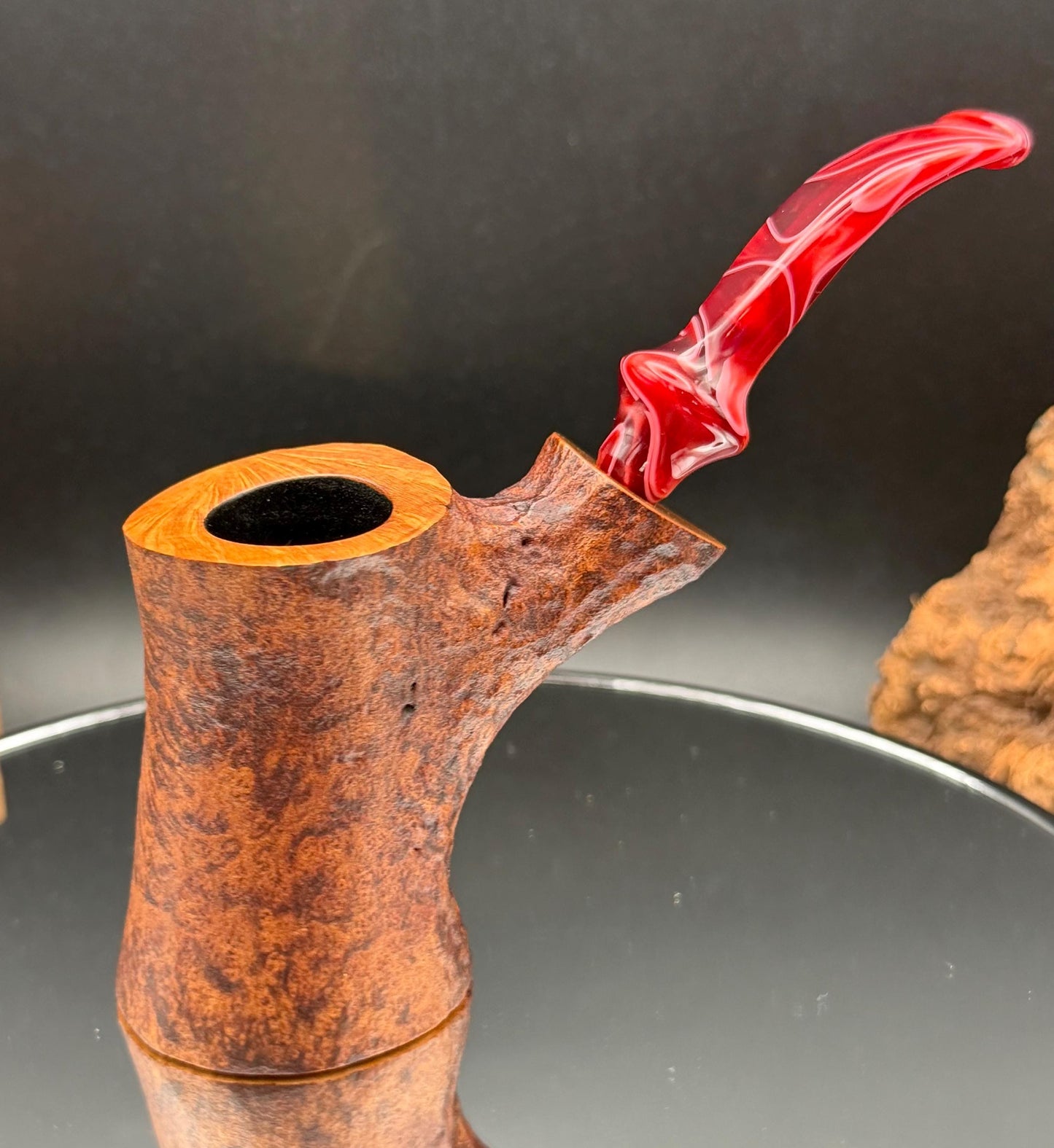 Handmade briar tobacco pipe