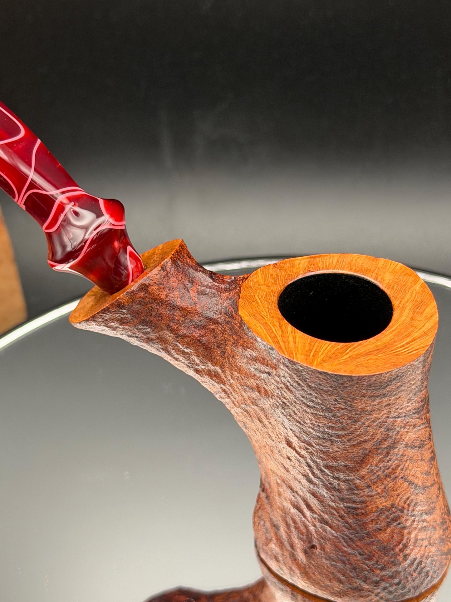 Handmade briar tobacco pipe
