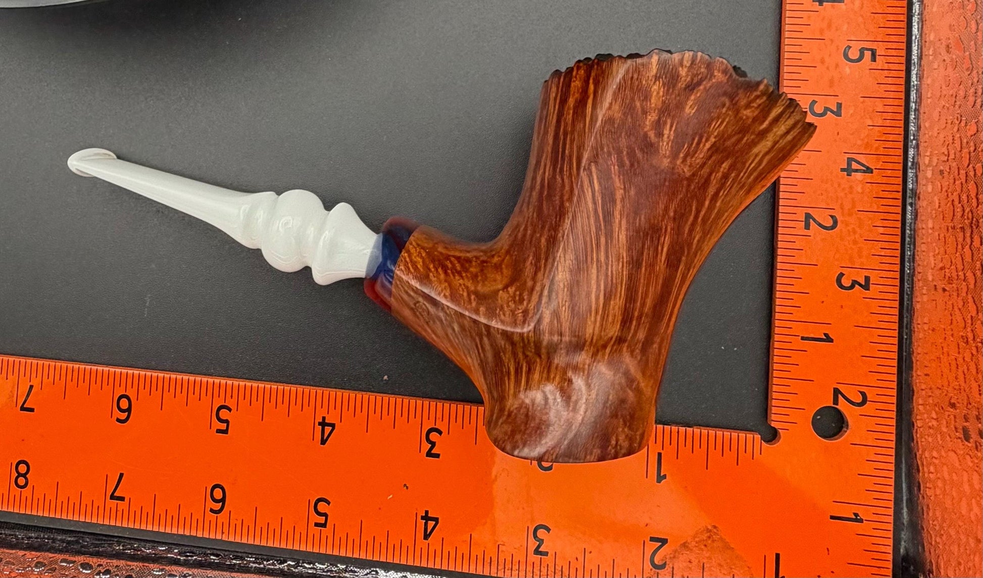 Handmade briar tobacco pipe