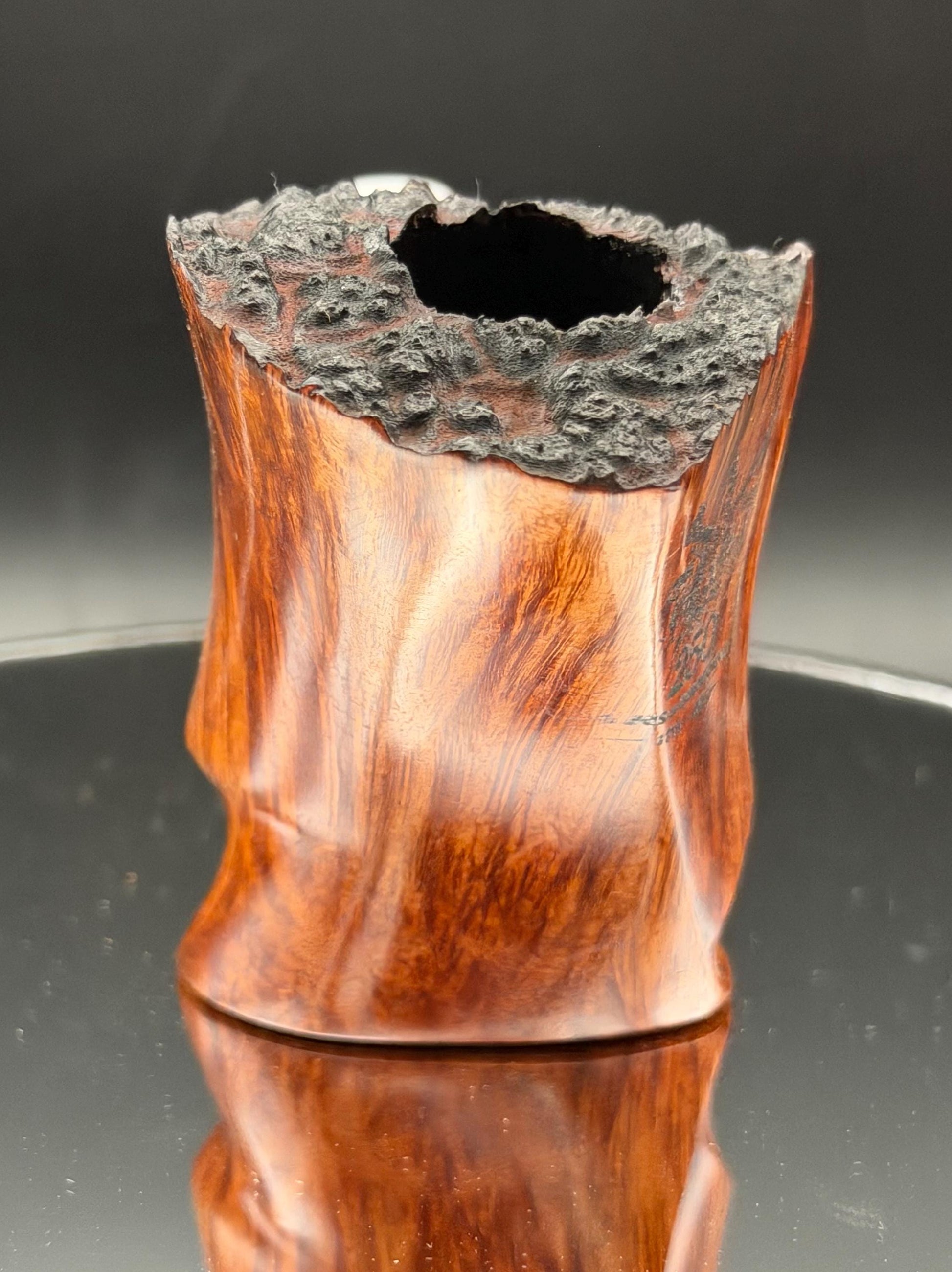 Handmade briar tobacco pipe