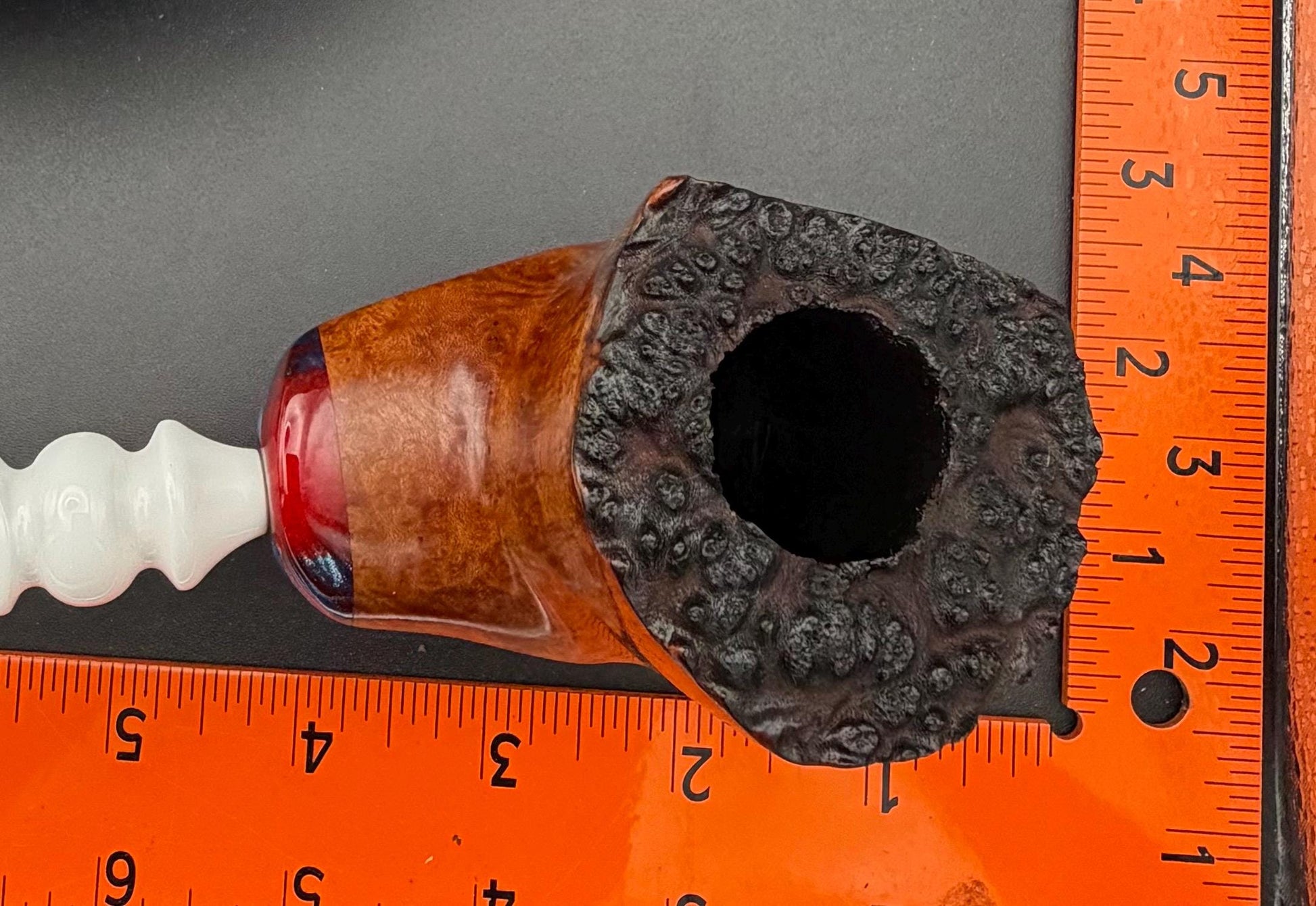 Handmade briar tobacco pipe