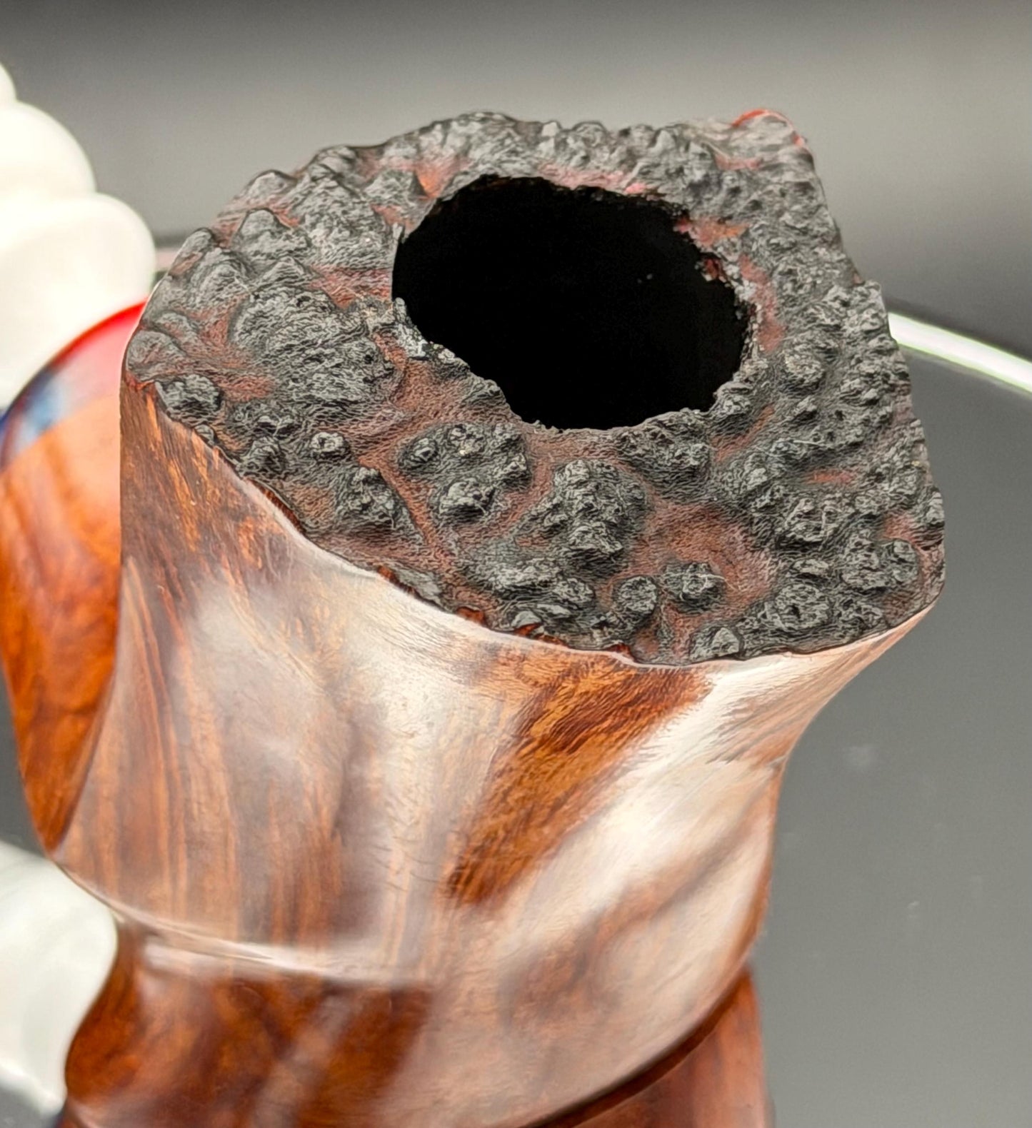 Handmade briar tobacco pipe