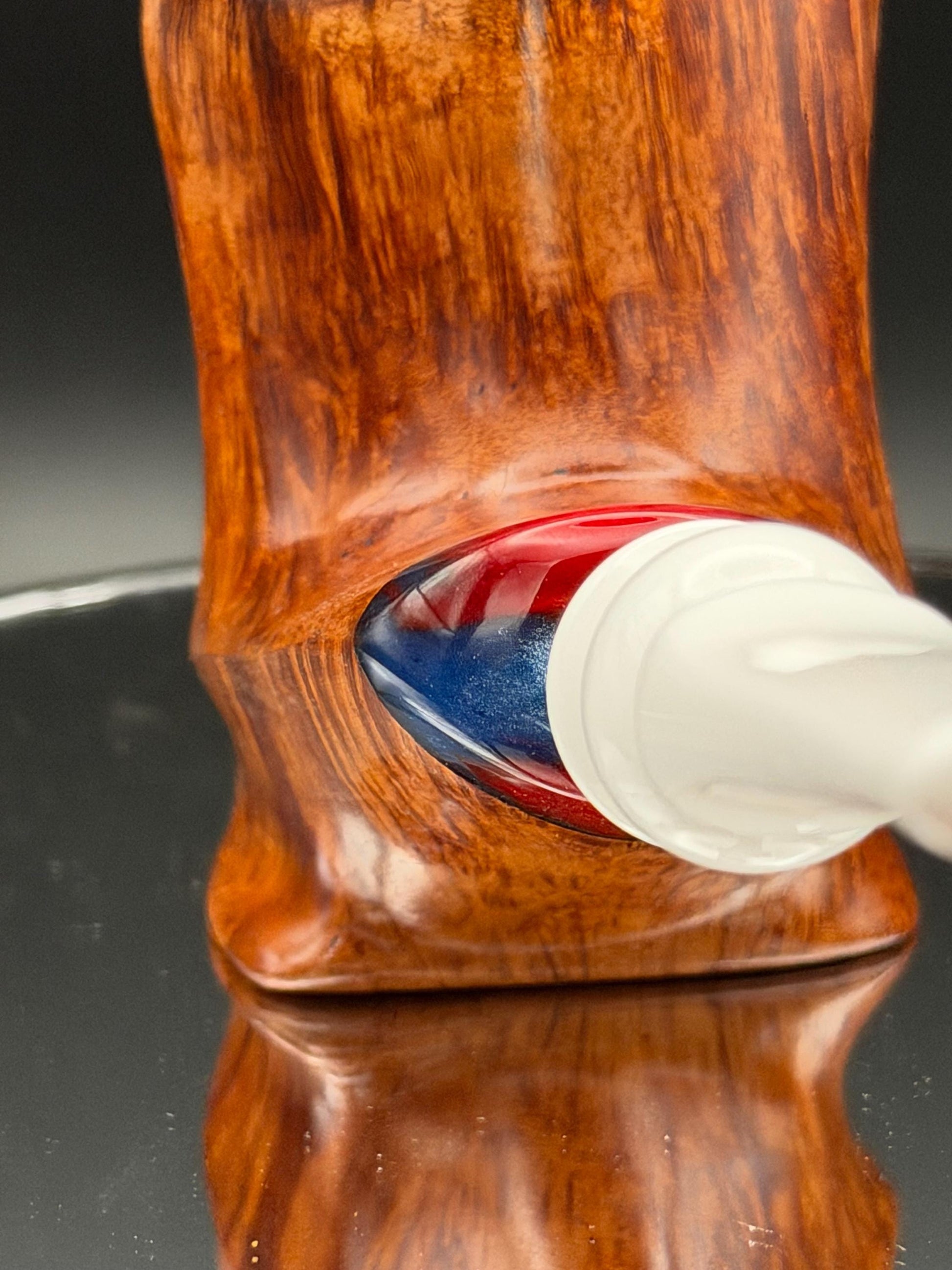 Handmade briar tobacco pipe