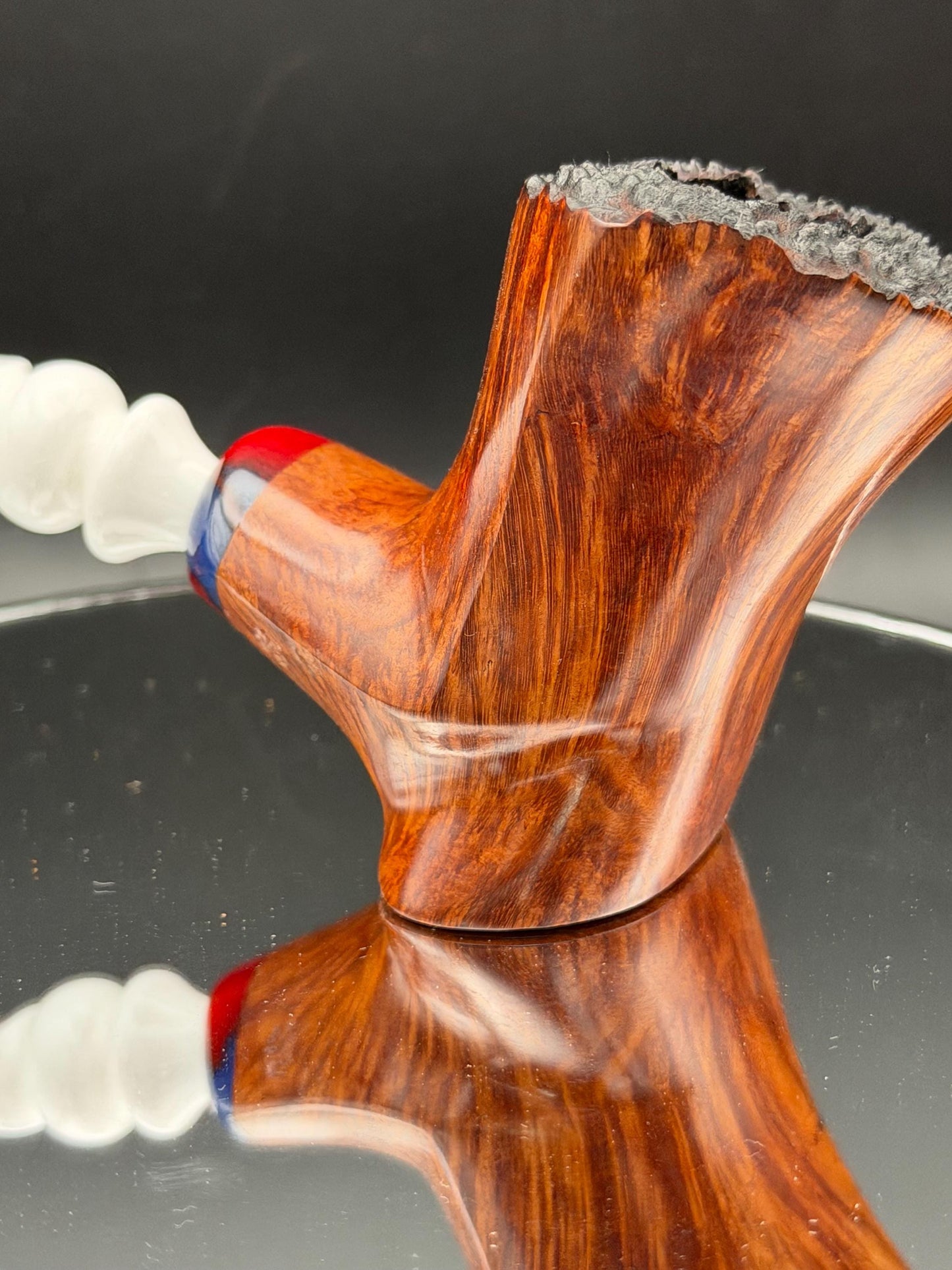 Handmade briar tobacco pipe