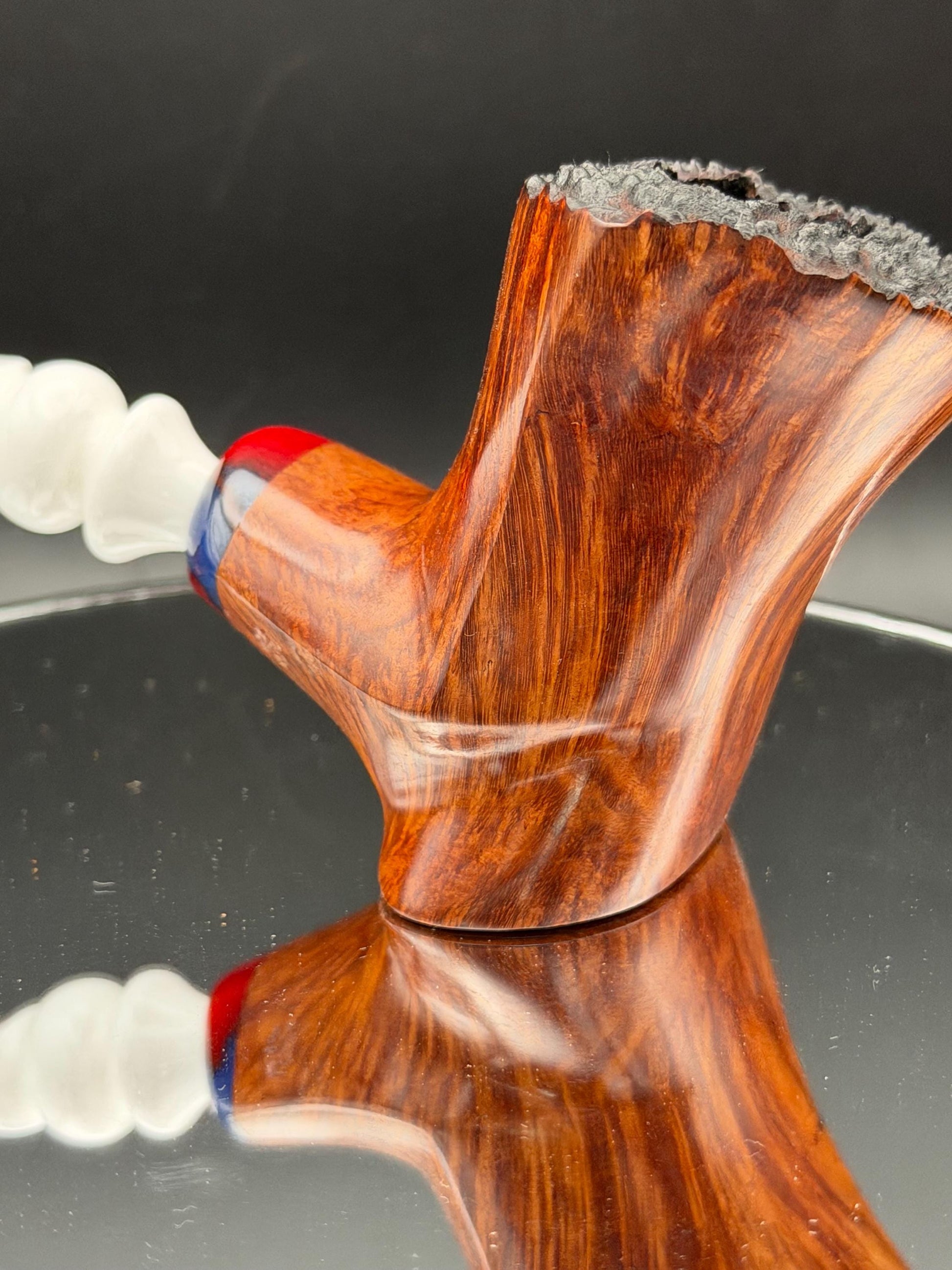 Handmade briar tobacco pipe