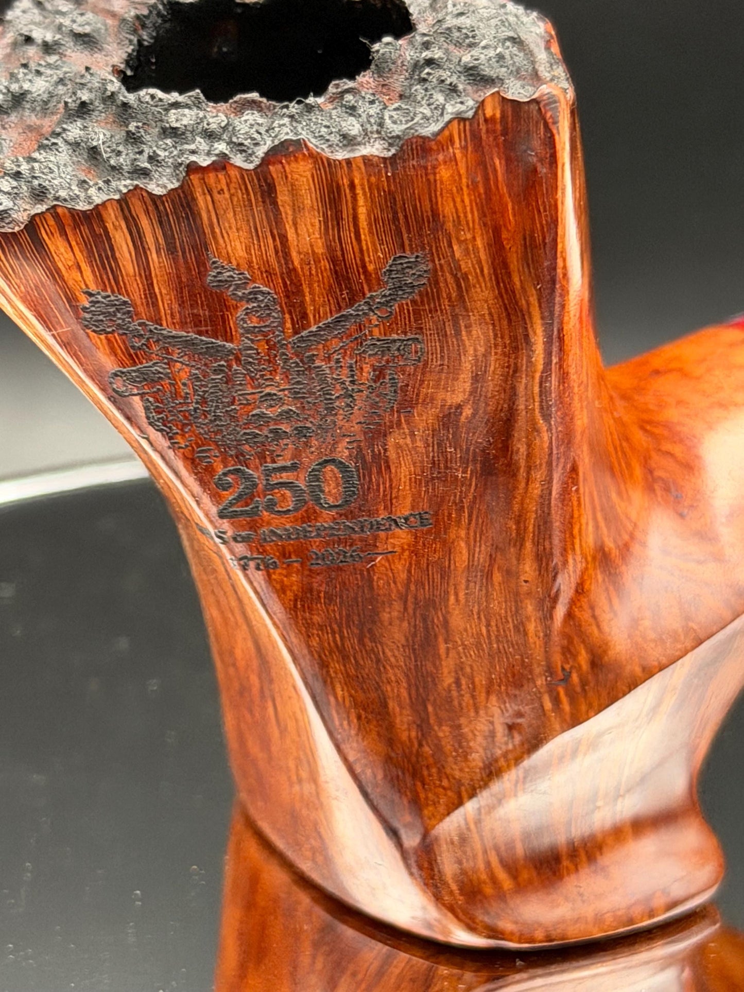 Handmade briar tobacco pipe
