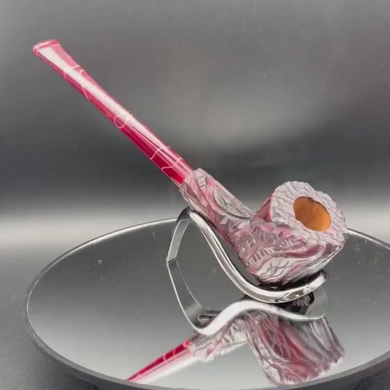 Handmade briar tobacco pipe