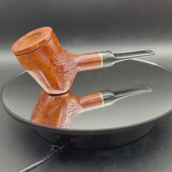 Handmade briar tobacco pipe