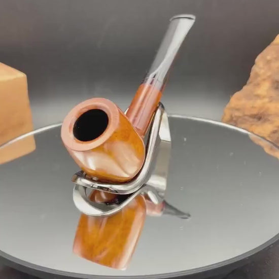 Handmade briar tobacco pipe