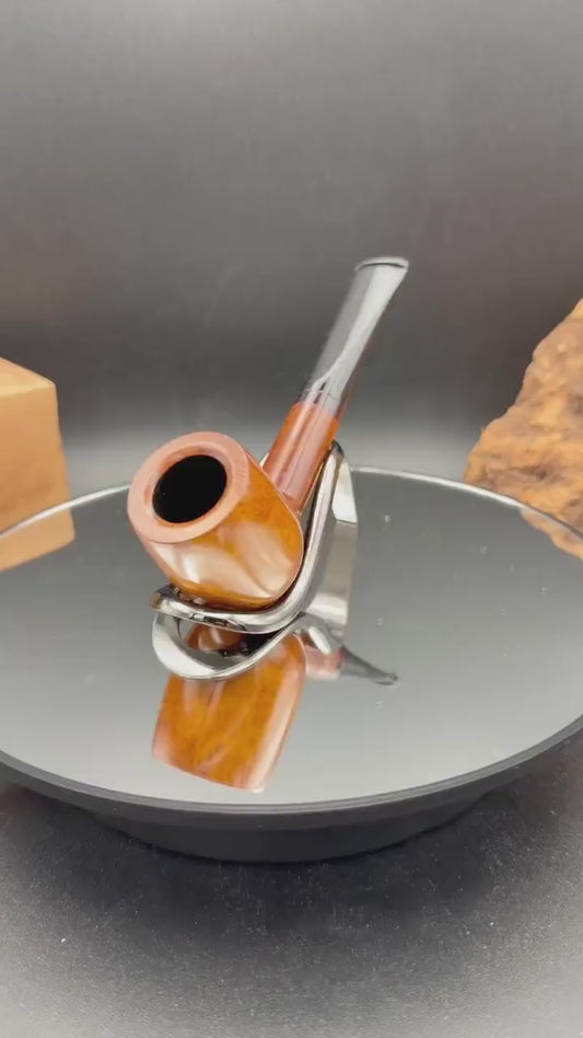 Handmade briar tobacco pipe